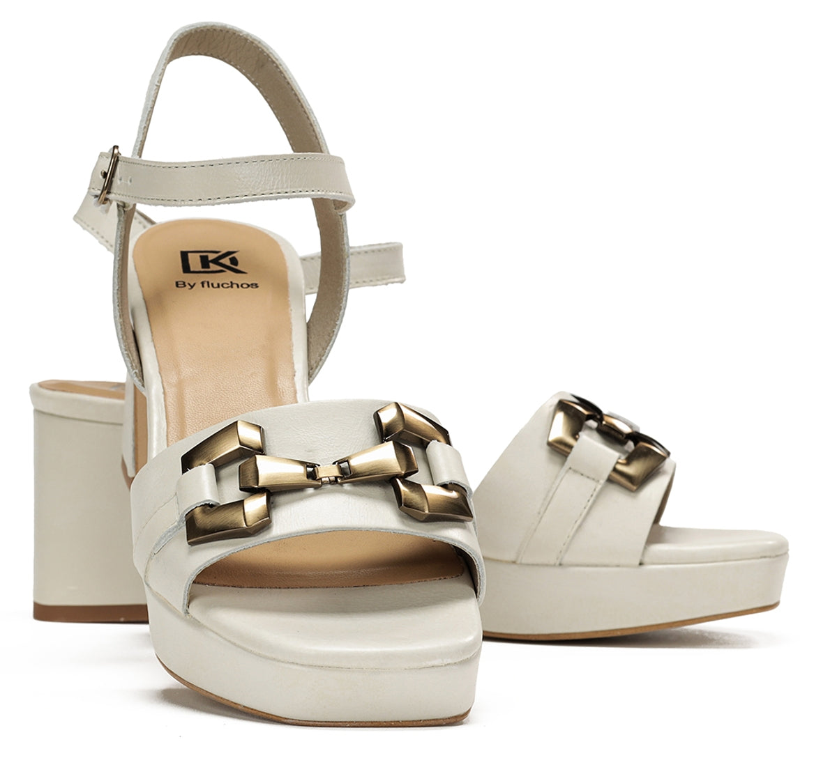 Dorking Lyra D9253 sandale taupe habillée femme