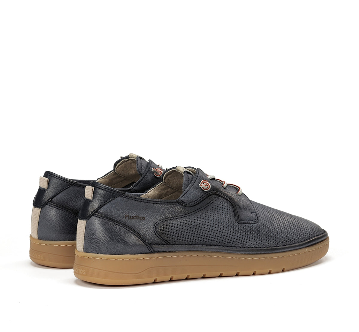Fluchos Leo F1947 baskets homme bleu rétro