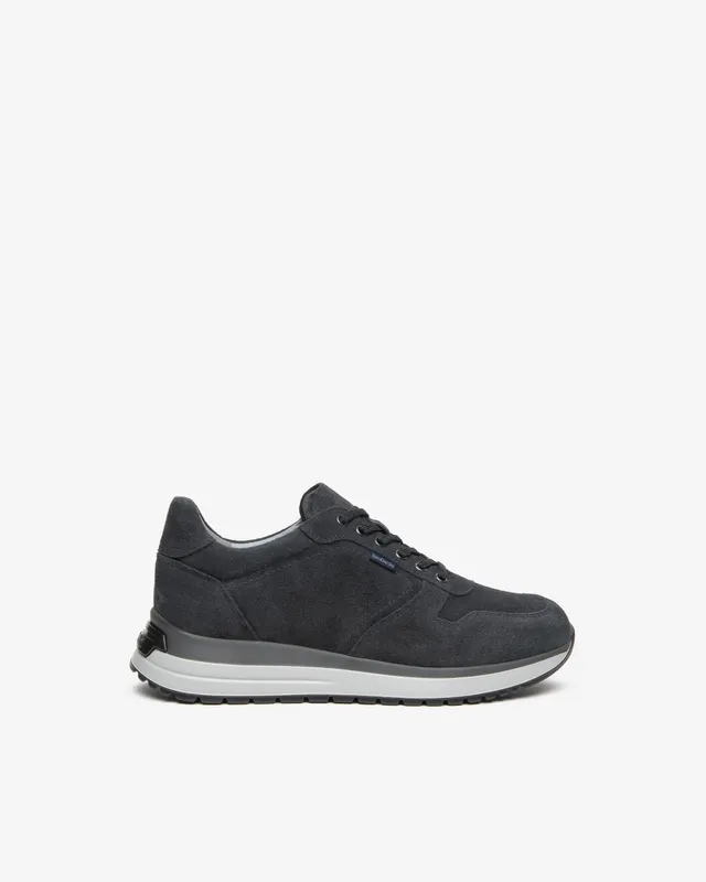 Nero Giardini Sneakers baskets daim homme lacets cuir
