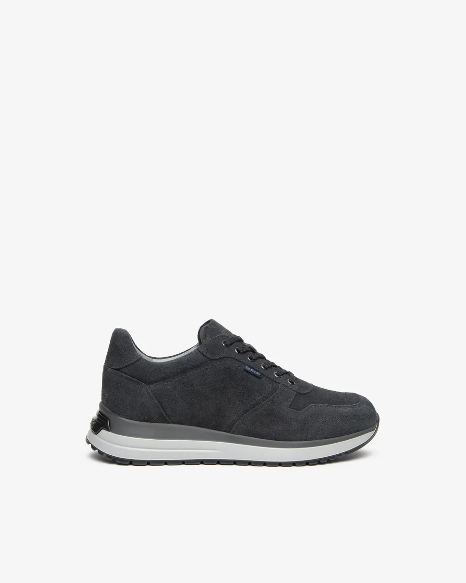 Nero Giardini Sneakers baskets daim homme lacets cuir
