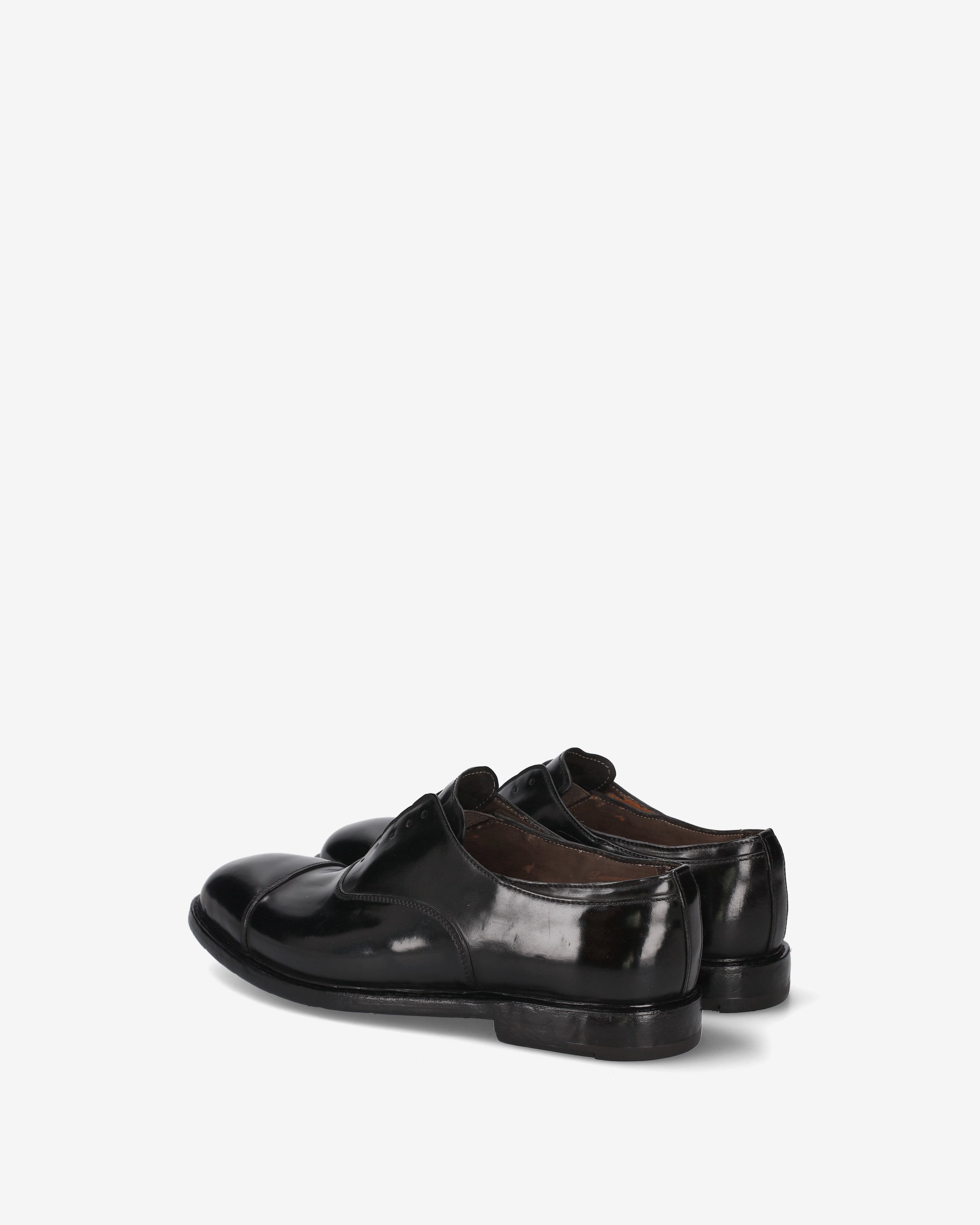 Premiata Cordovan Oxford derbies cuir noir homme