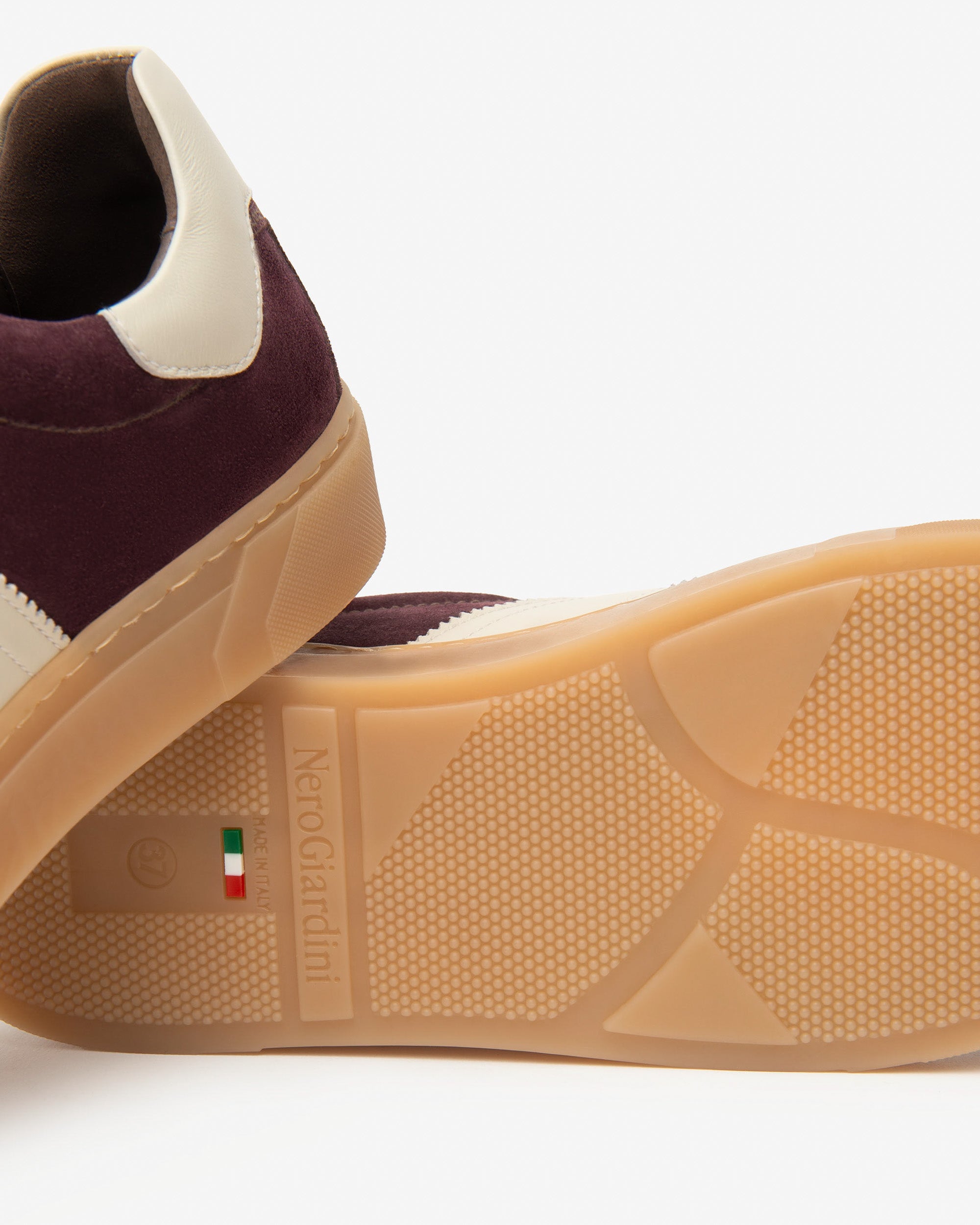 Nero Giardini Sneakers baskets femme daim cuir hiver