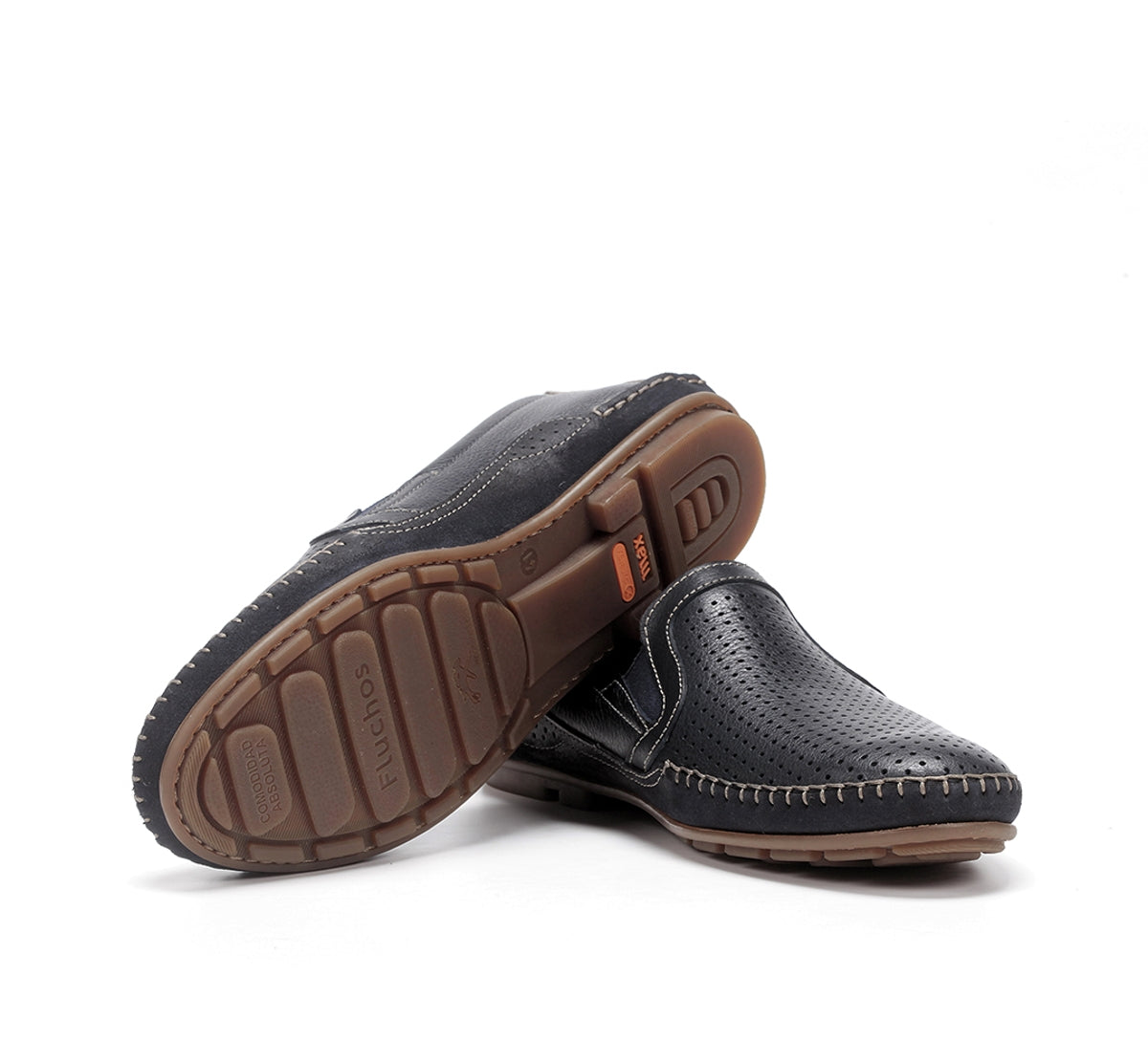 Fluchos Dorian F1177 Slip On Homme Bleu