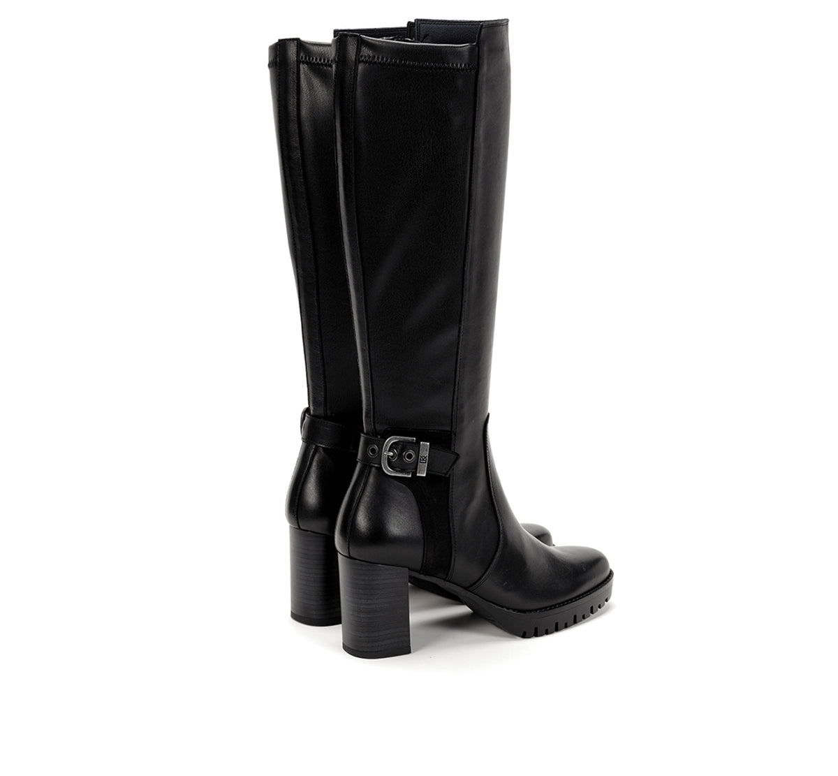 Dorking Evie D8955 Bottes Femme Noir Talon Zip