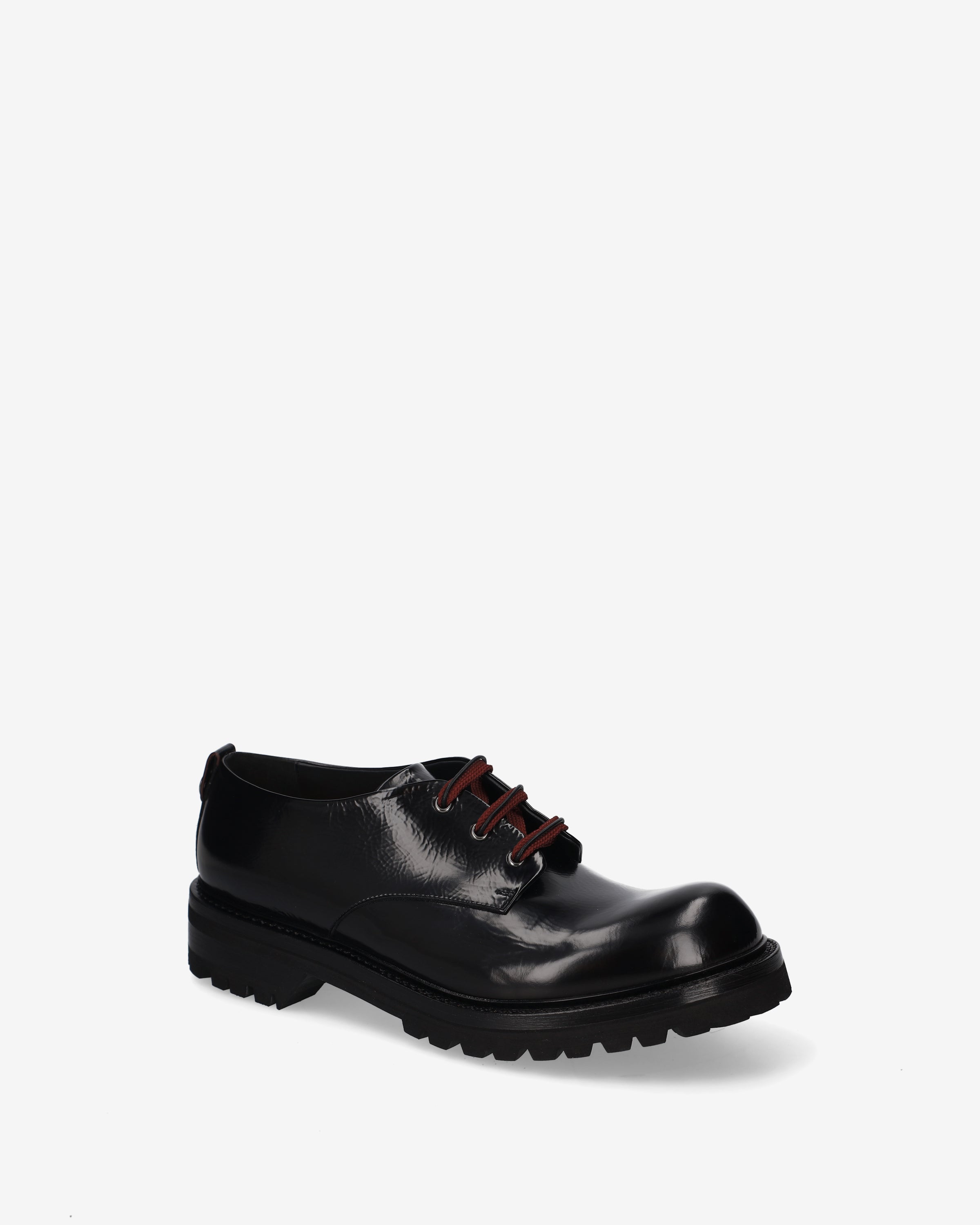 Premiata Derby Platform derbies homme cuir noir vintage