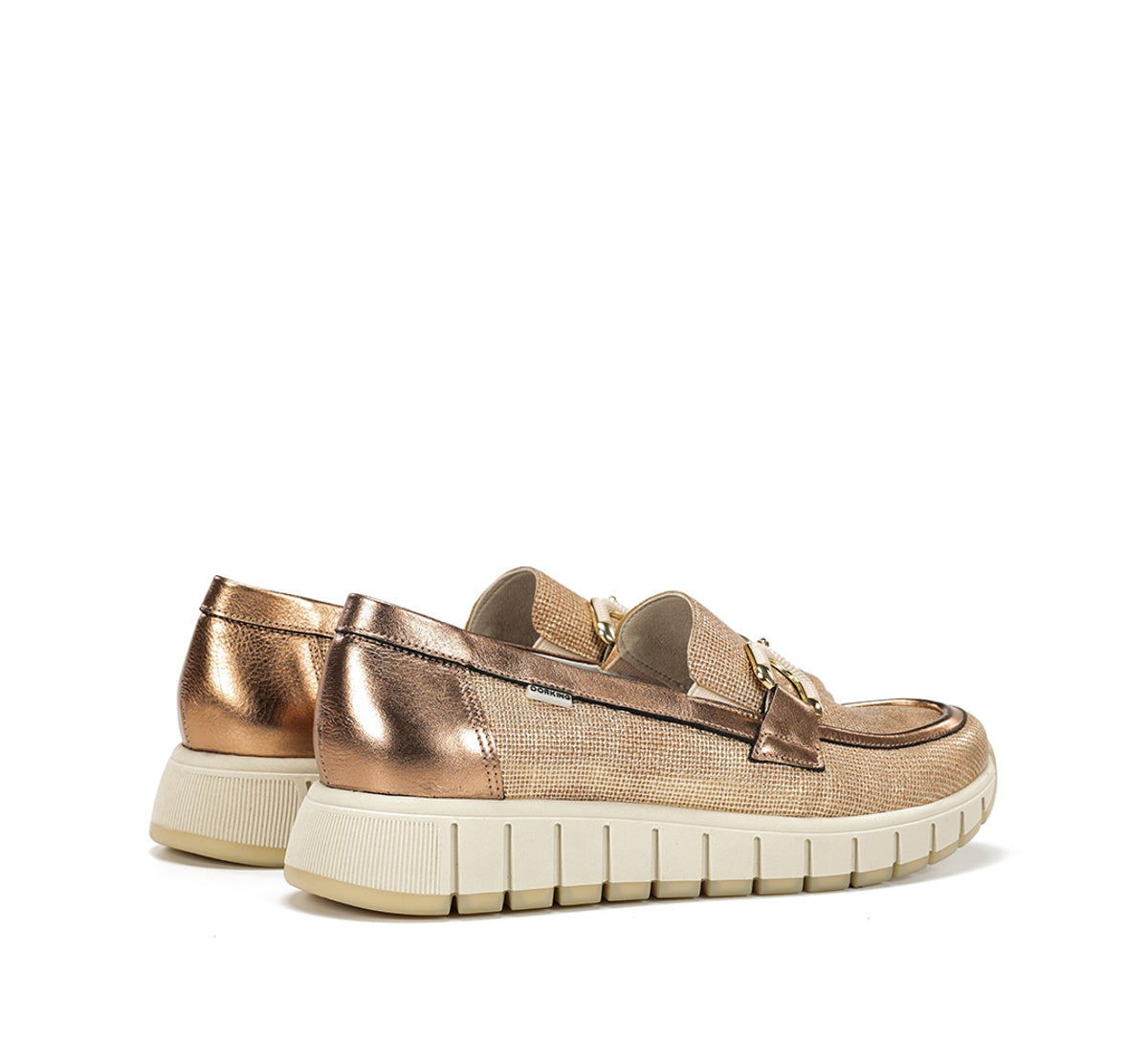 Dorking by Fluchos Kloss D9636 mocassin nude femme