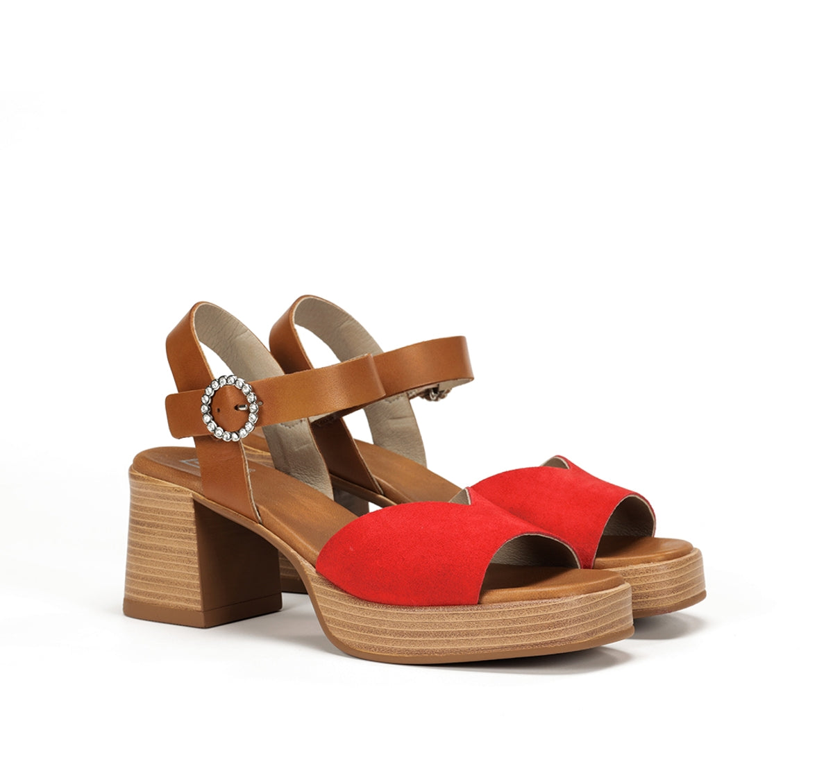 Dorking Diamond D9283 sandales rouge femme talon