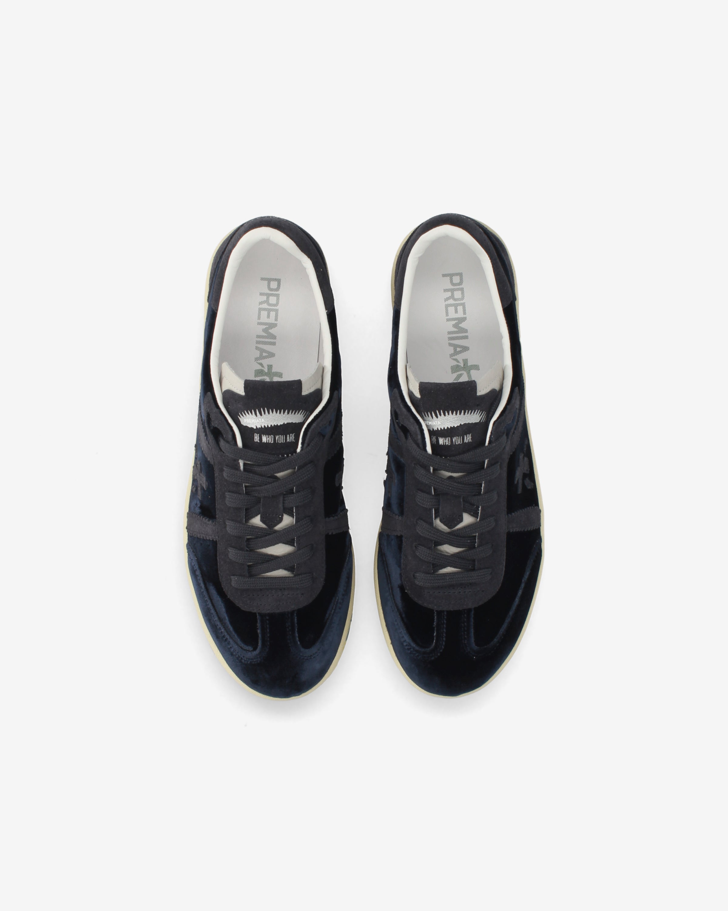 Premiata Bonnied 8705 baskets bleu marine velours
