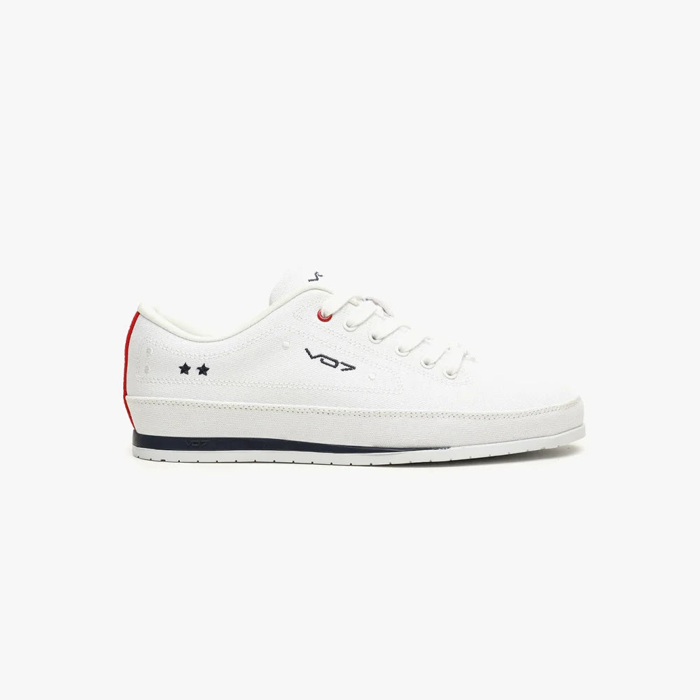 VO7 Yacht 10 White Sneaker Blanche Textile Basse