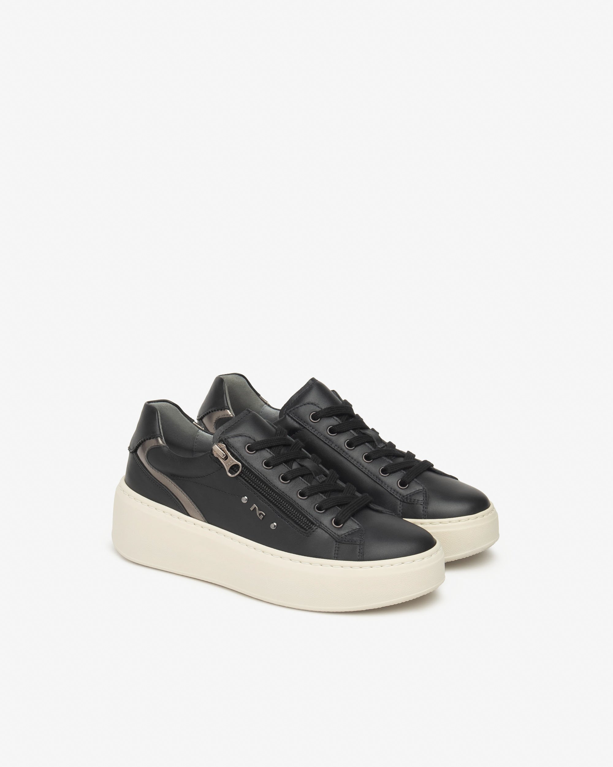 Nero Giardini Sneakers baskets cuir femme memory Dry-Go 35-41