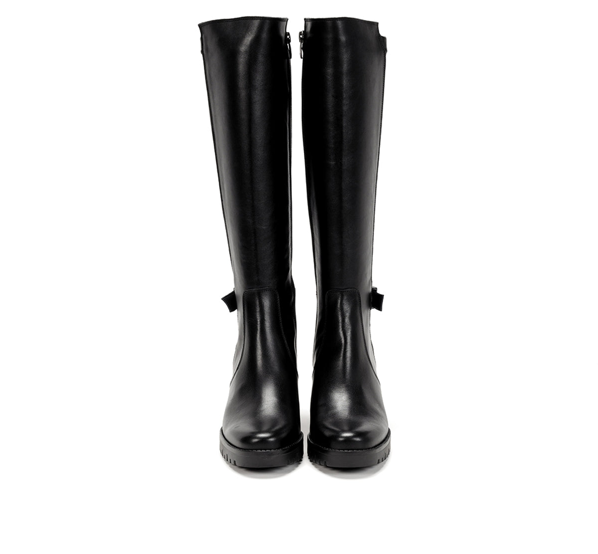 Dorking Evie D8955 Bottes Femme Noir Talon Zip