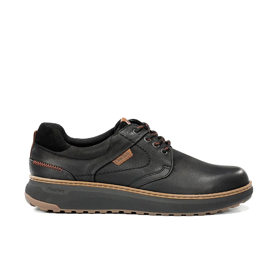Fluchos Wildford F2535 chaussures noir homme cuir