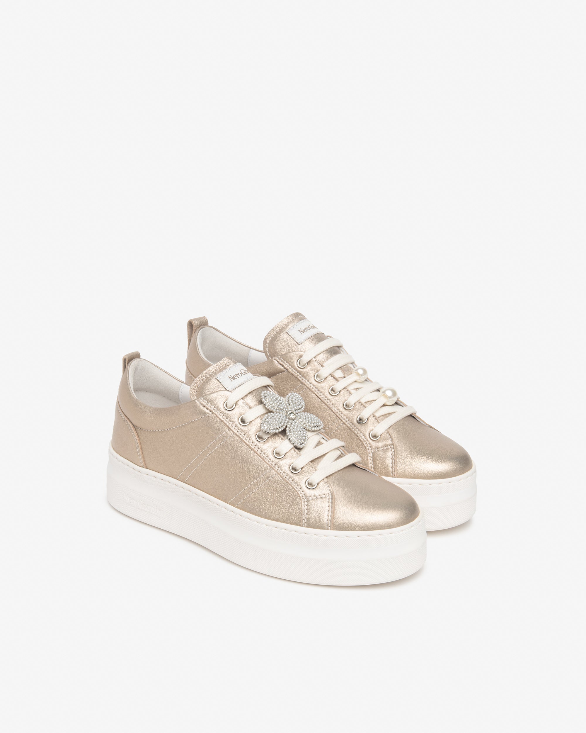 Nero Giardini Sneakers baskets cuir femme confort