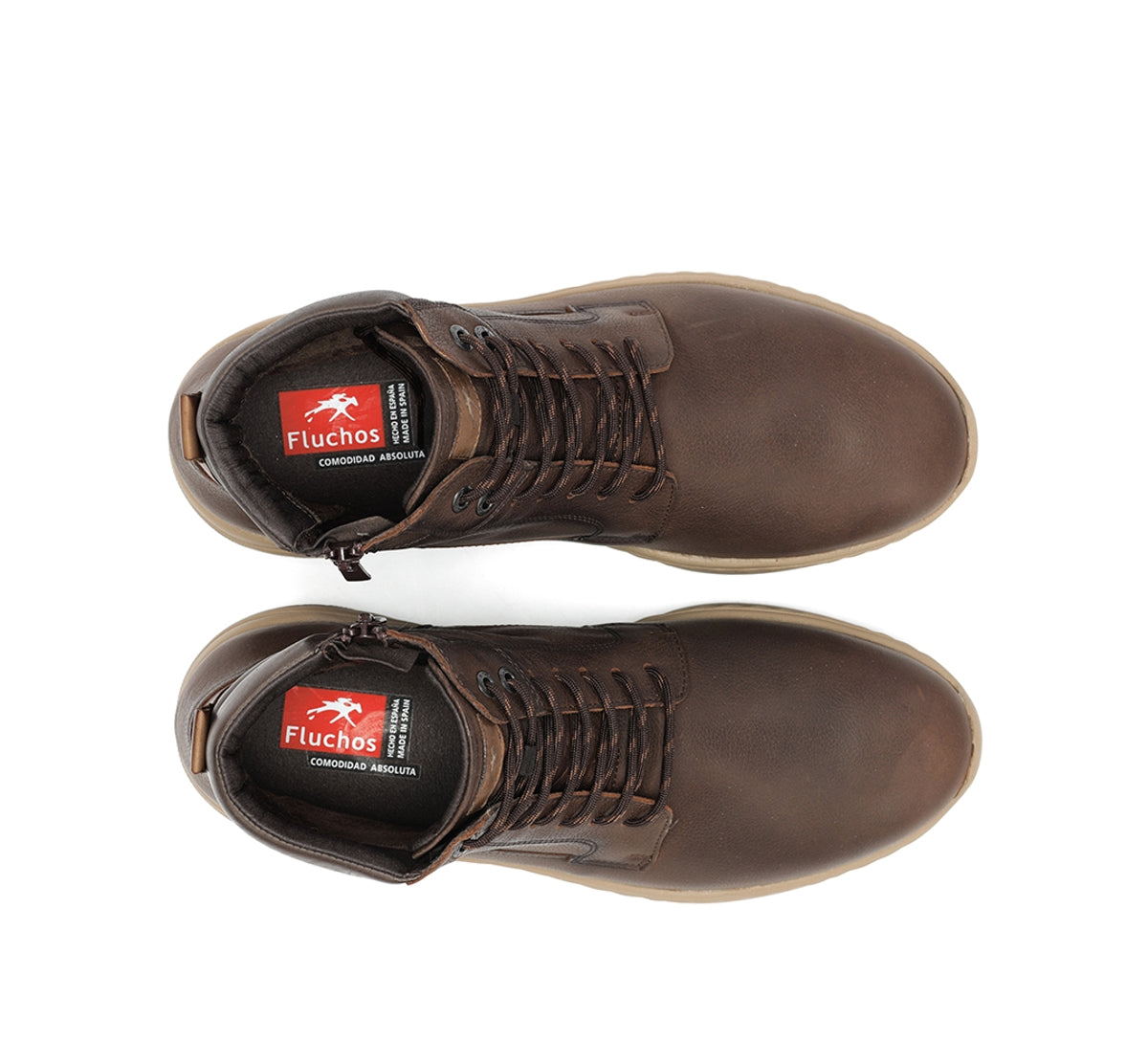Fluchos Ryder F2292 bottes marron homme à lacets