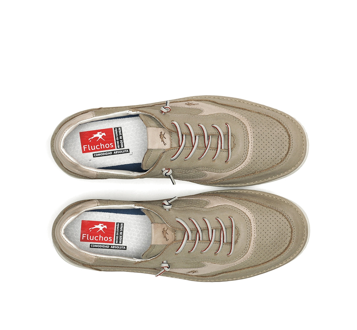 Fluchos Leo F1943 basket verte homme cuir