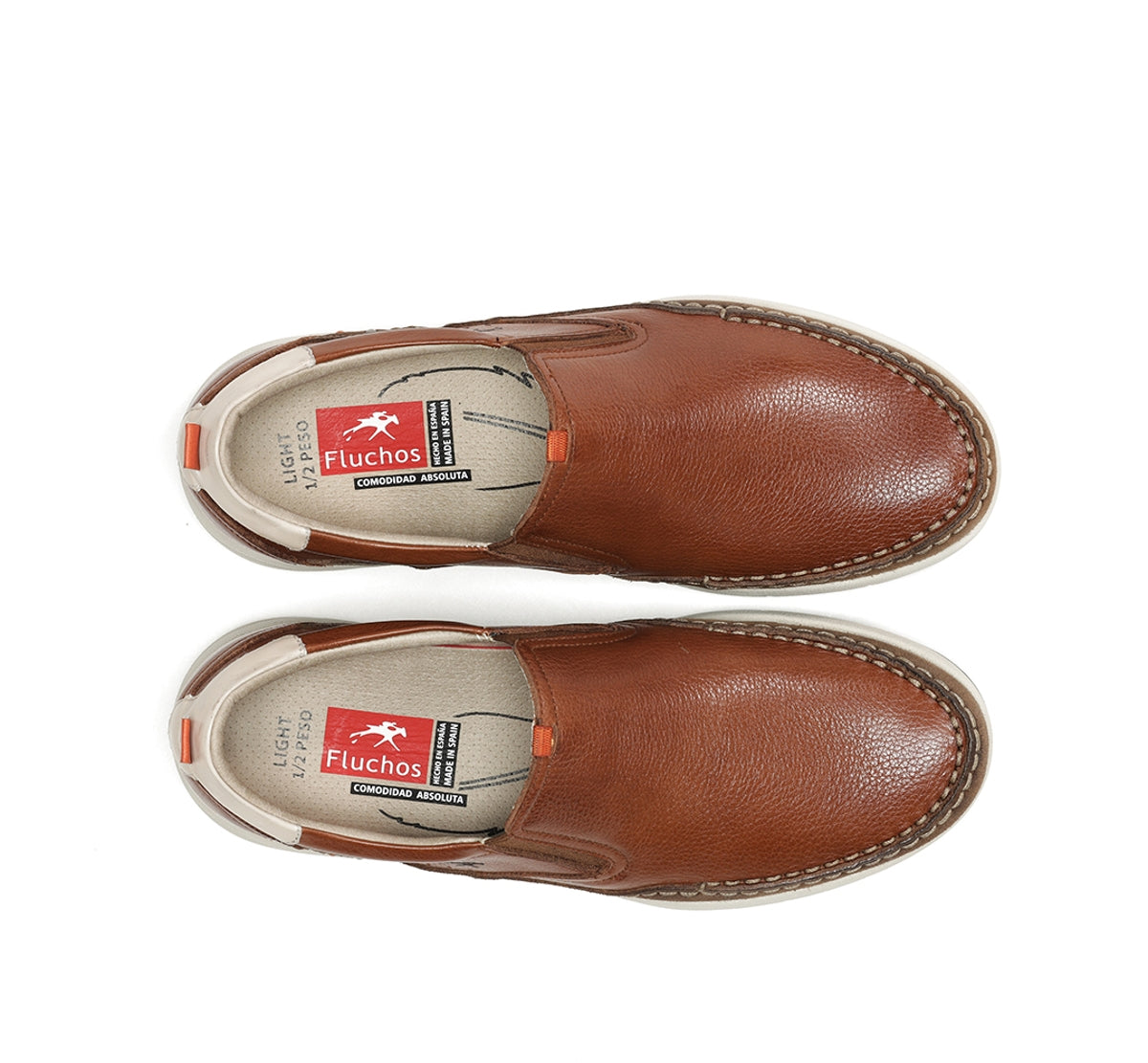 Fluchos Kai F1985 slip-on marron homme léger