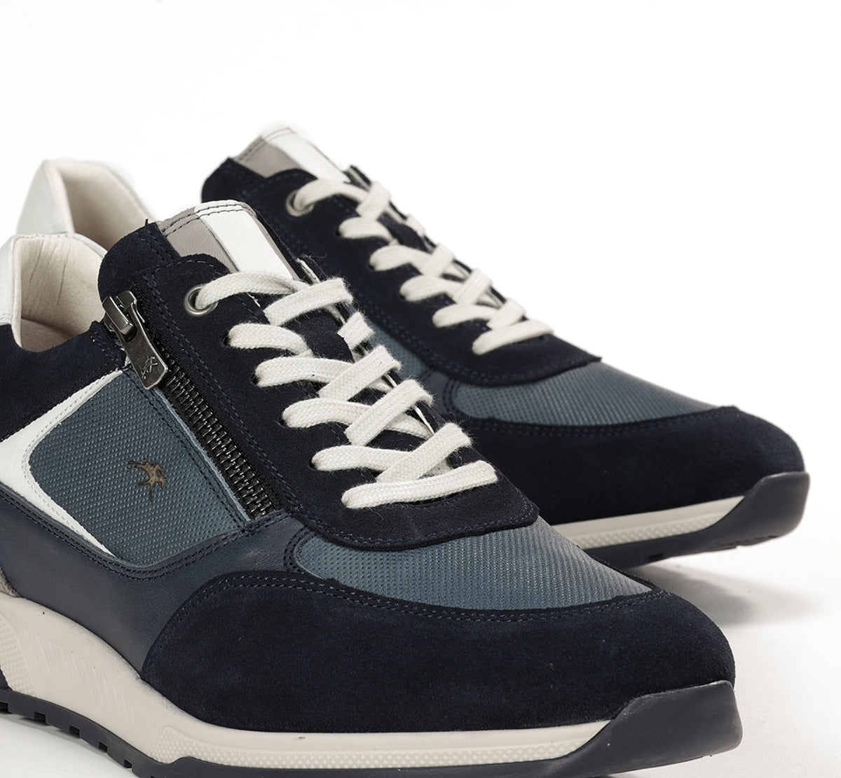 Fluchos Louis F1958 baskets bleu homme 42 cuir