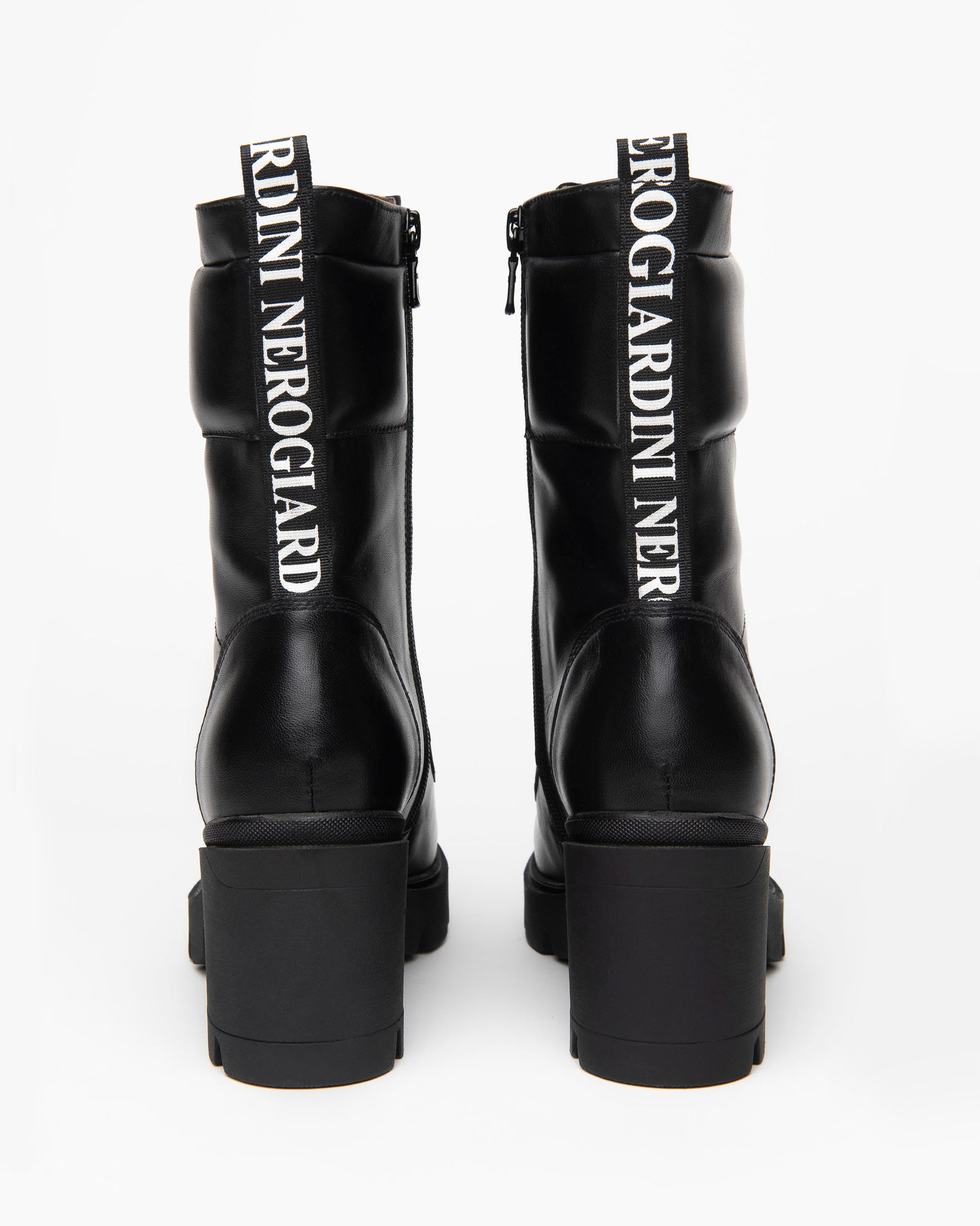 Nero Giardini Rangers Cuir Femme Lacets Talon 80 mm