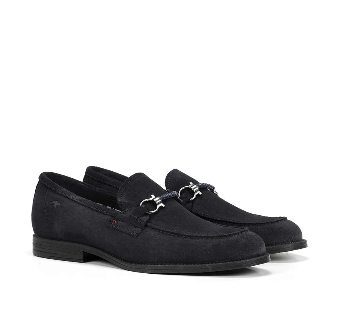 Fluchos Henri F1930 mocassin bleu homme cuir