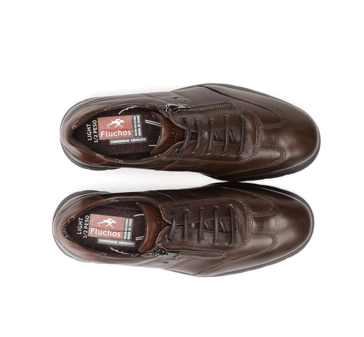 Fluchos Zeta F0606 chaussure homme marron cuir