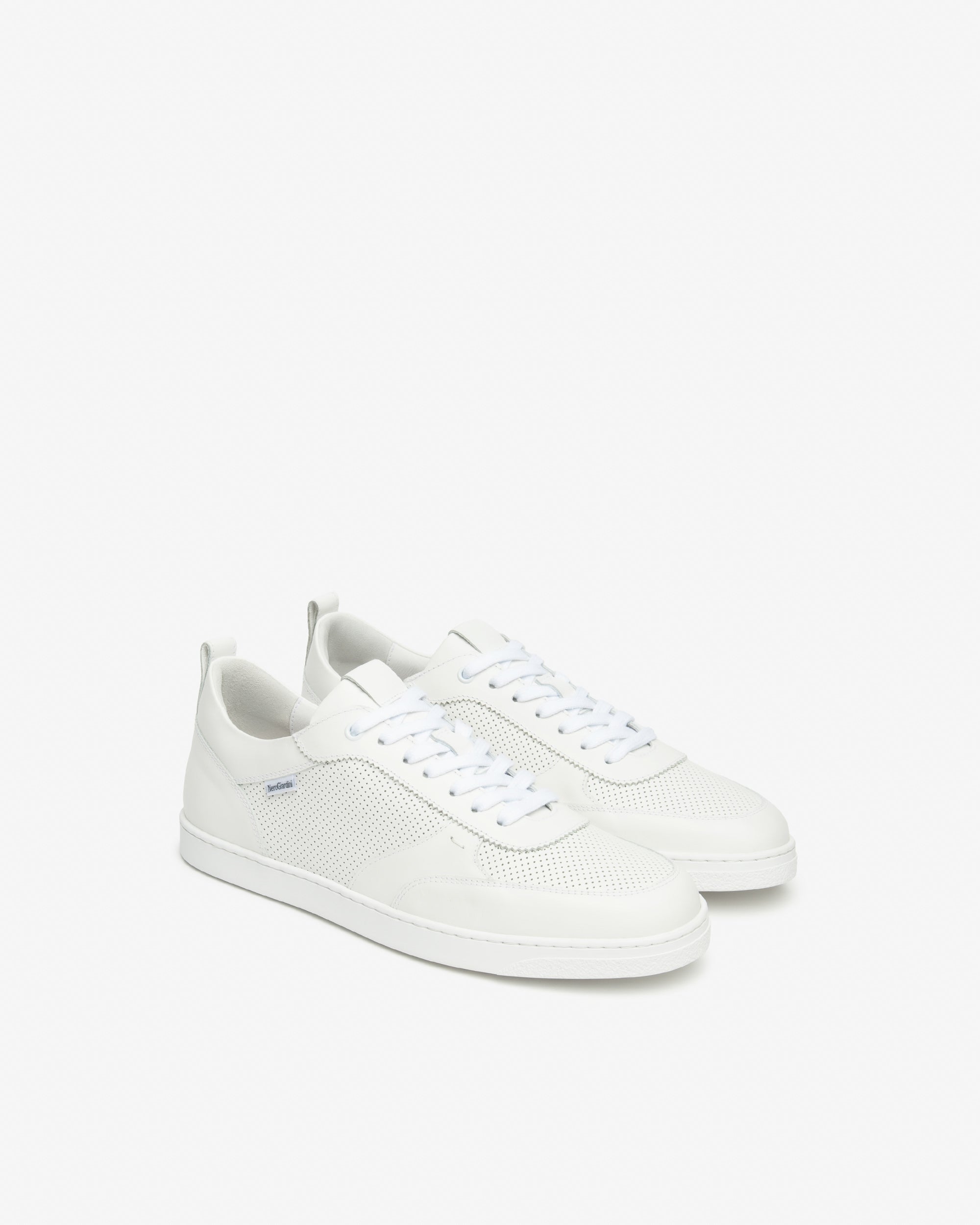 Nero Giardini Sneakers baskets cuir homme toile