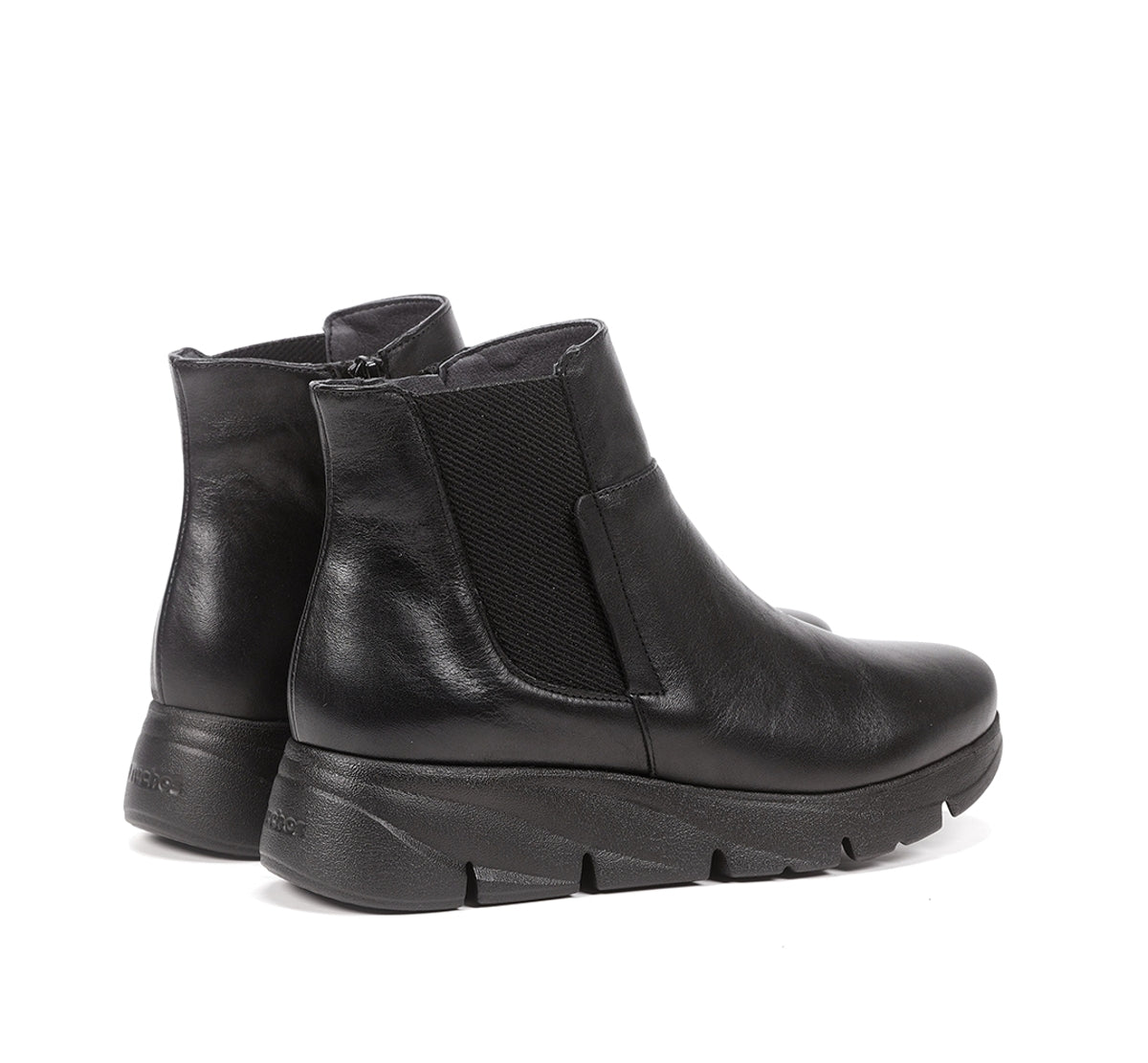 Fluchos Bona F1361 bottines noires femme compensées