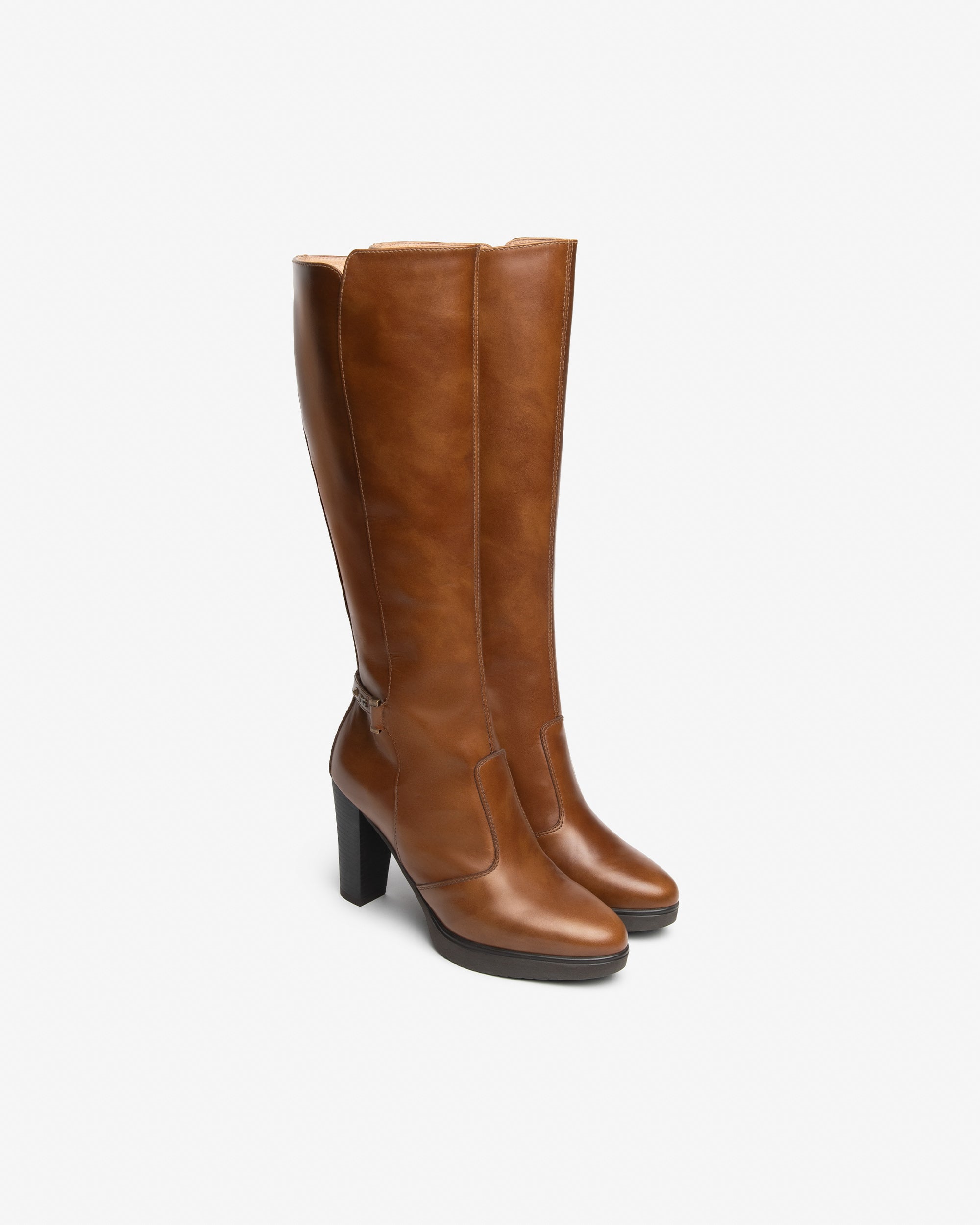 Nero Giardini Boots bottes cuir femme talon 90 mm