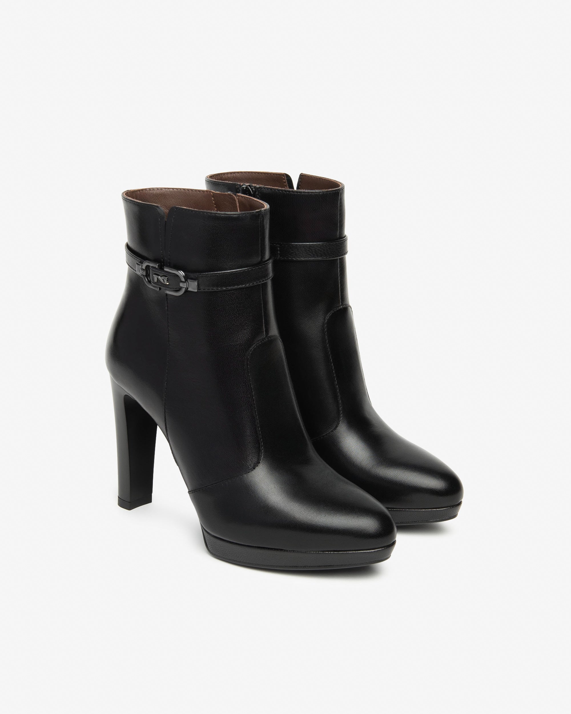 Nero Giardini Ankle Boots Bottines Femme Cuir Premium 38