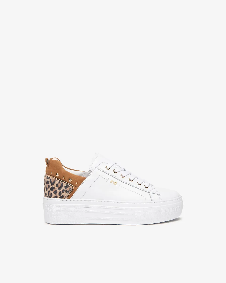 Nero Giardini Sneakers baskets cuir et daim femme