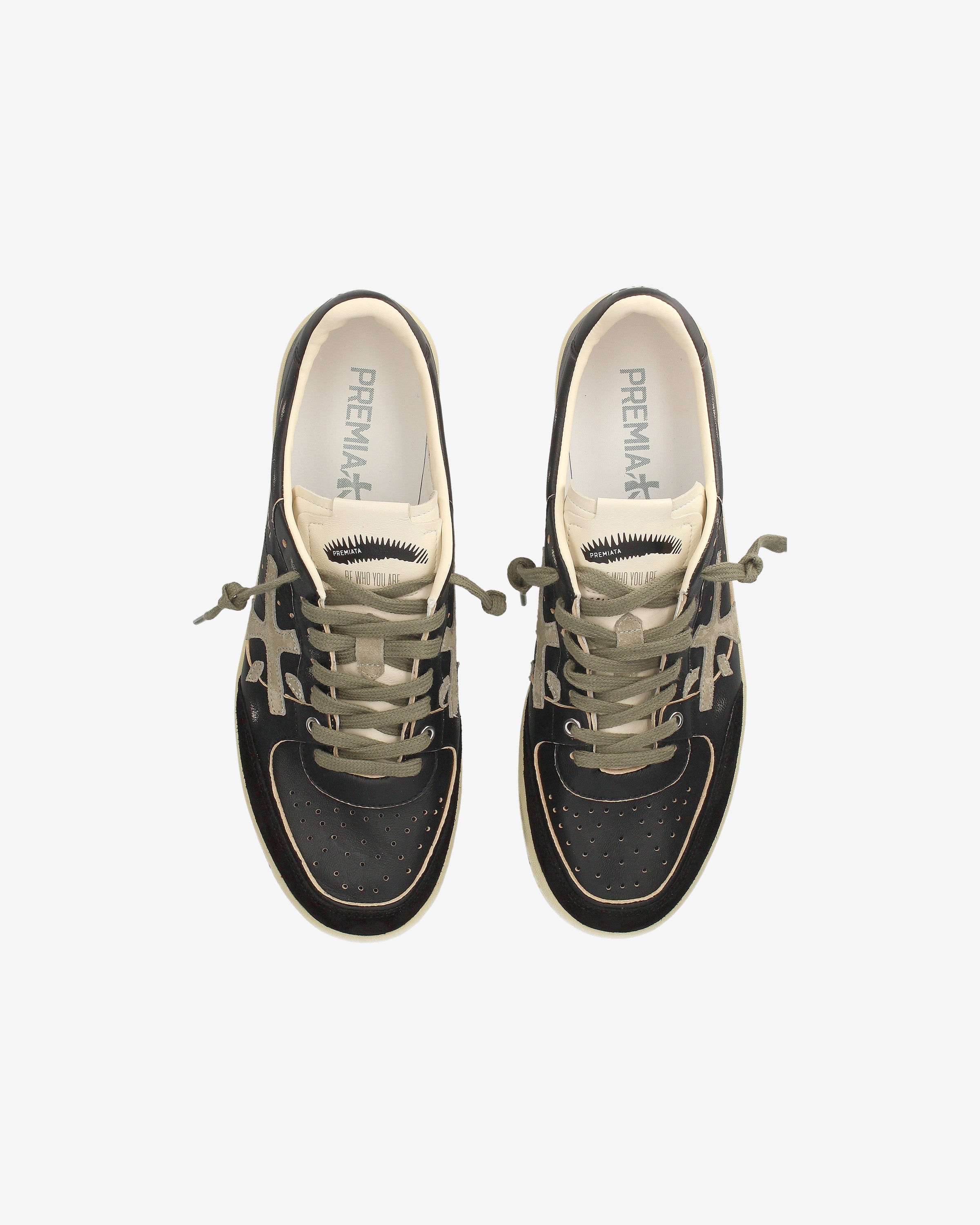 Premiata Bskt Clay 6909 baskets noires homme