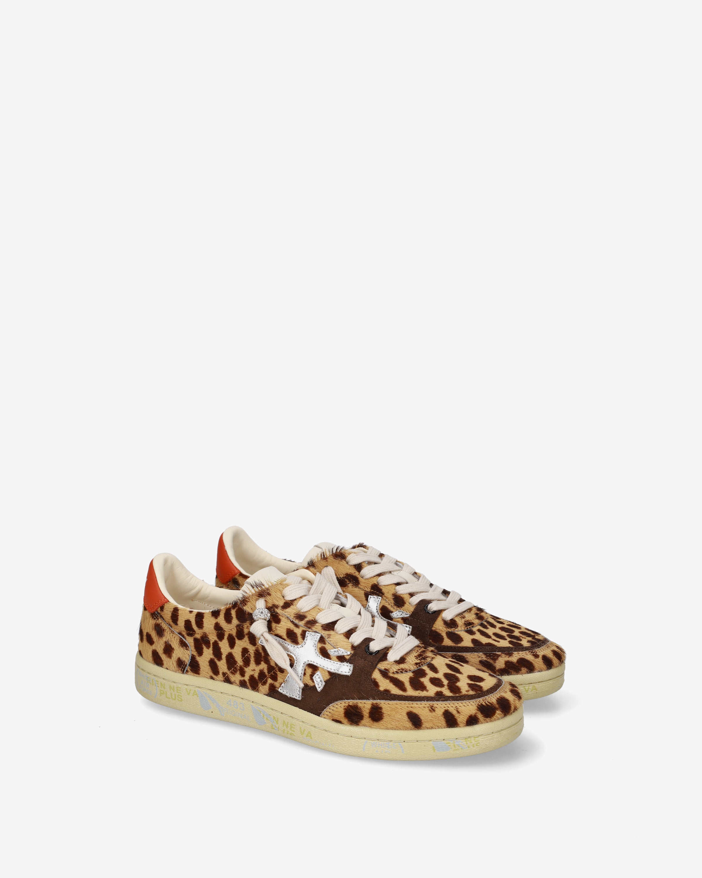 Premiata Bskt Clayd 8470 baskets femme léopard cuir