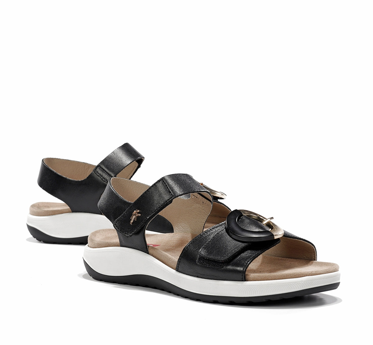 Fluchos Aire F2521 sandale noire femme scratch
