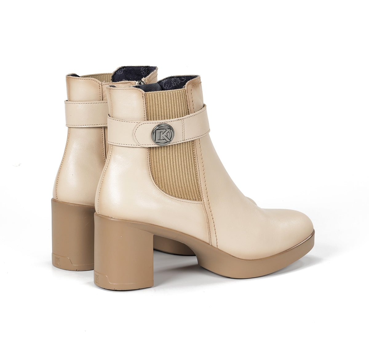 Fluchos Dorking Elite D9422 bottines taupe cuir femme