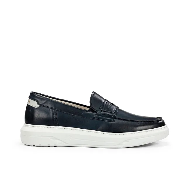 Fluchos Boston F2224 mocassin homme bleu léger