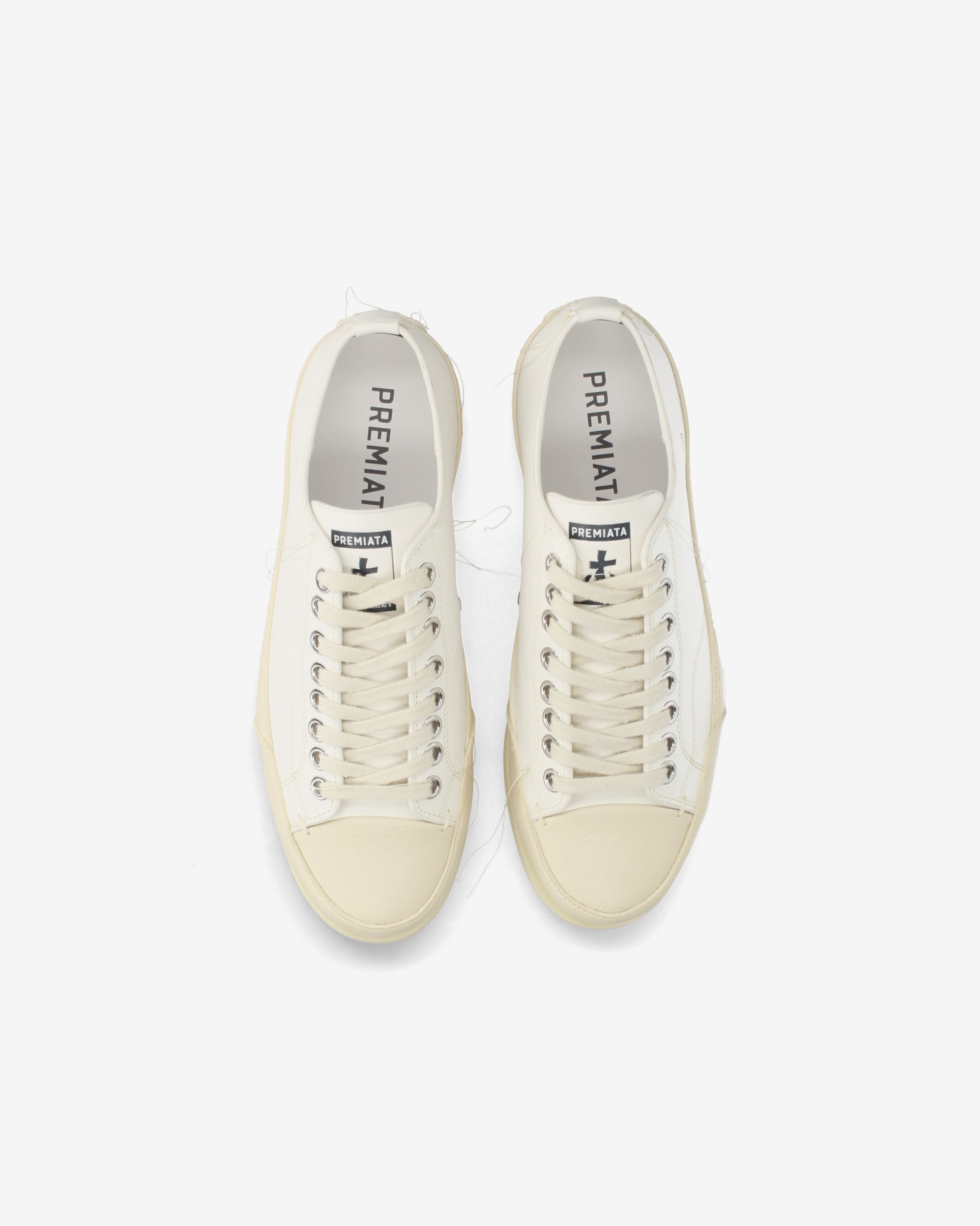 Premiata Vincent 015 Sneakers blanches cuir homme