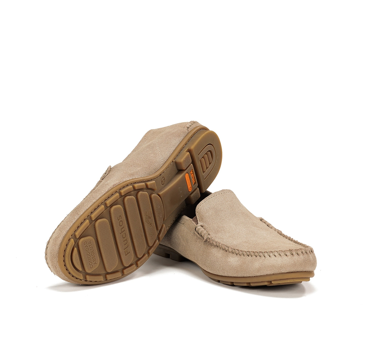 Fluchos Dorian F1091 mocassins taupe cuir