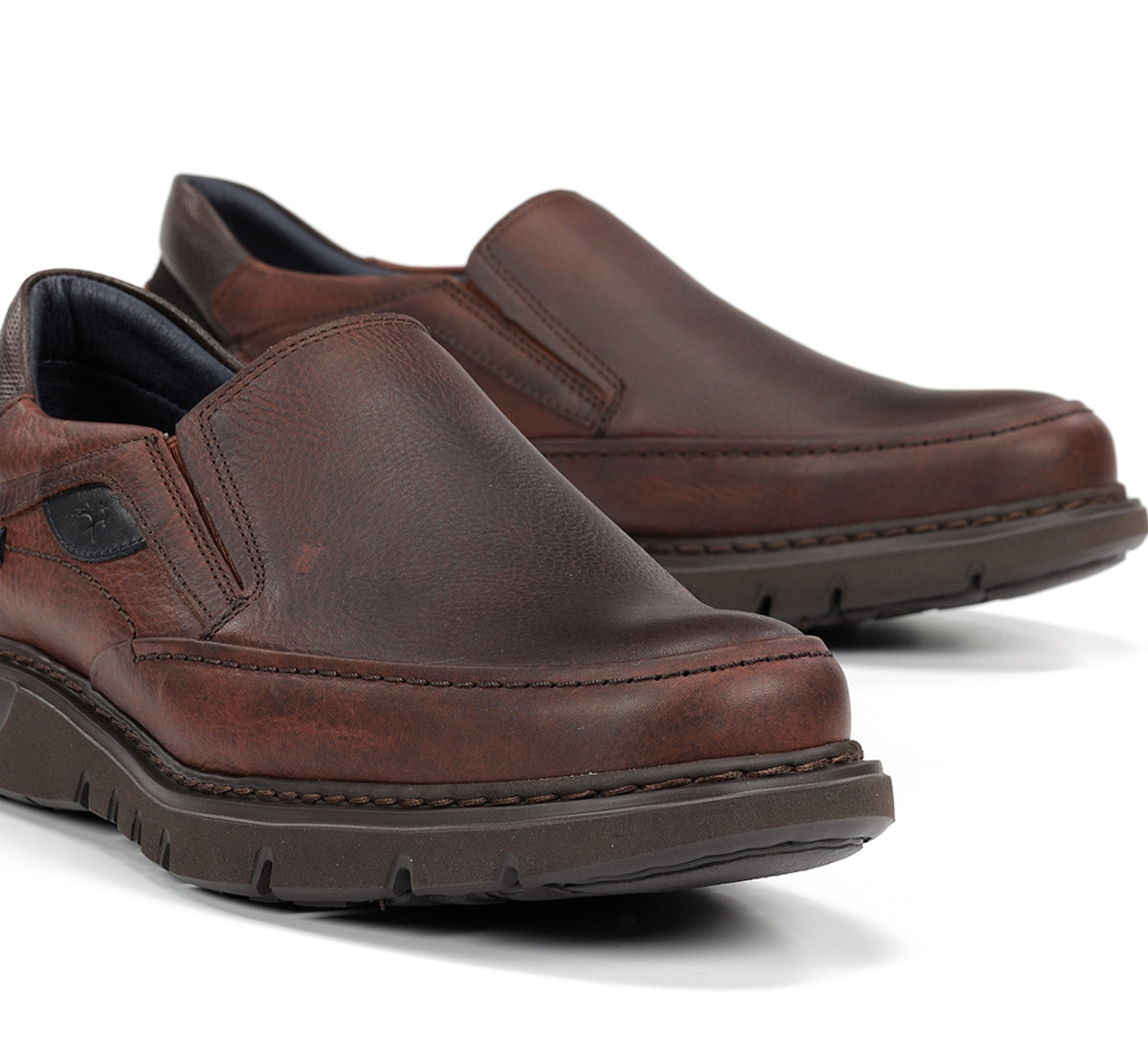 Fluchos Celtic F0249 slip on marron homme cuir