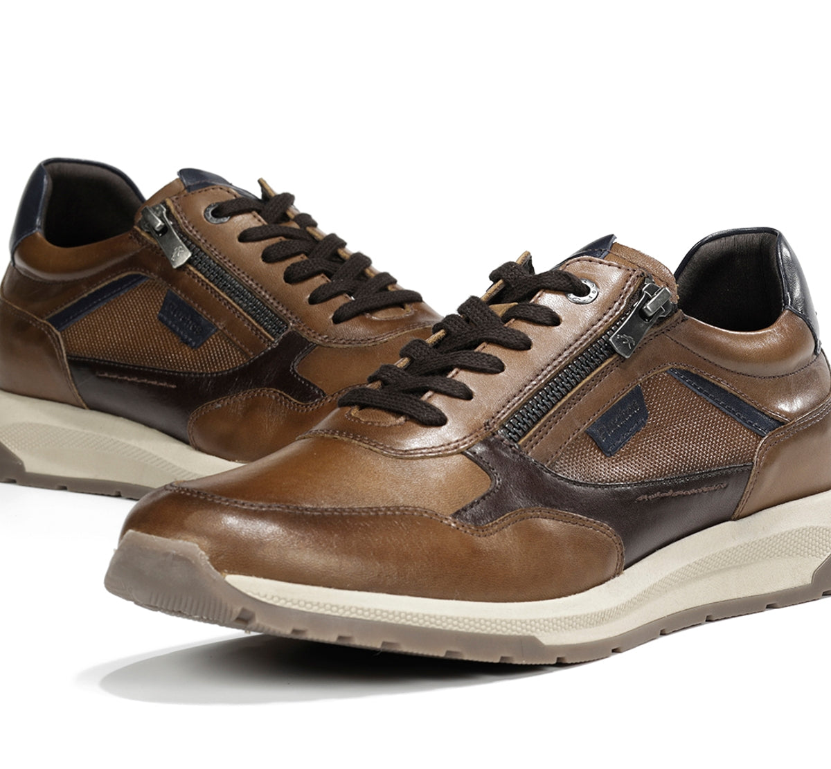 Fluchos Karter F2530 Sneakers Marron Homme Cuir