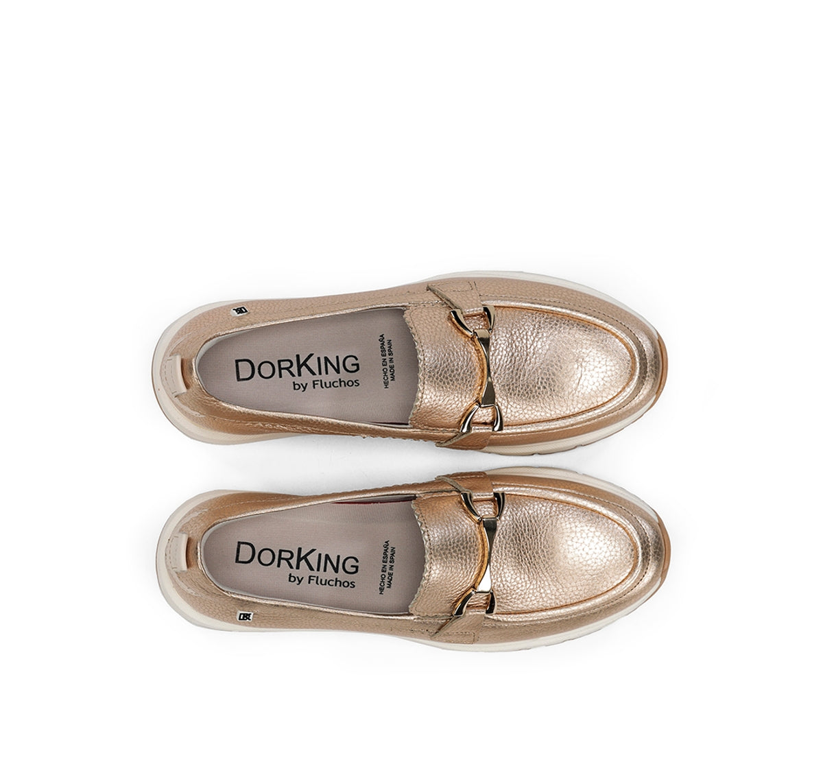 Dorking Serena D9047 mocassin femme doré sport