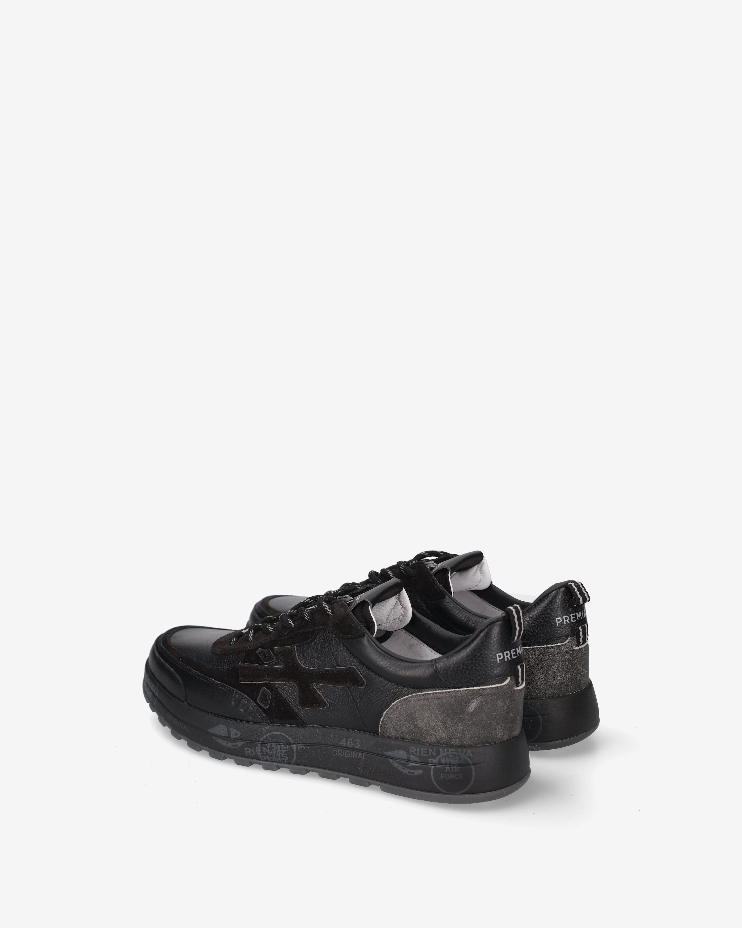Premiata Nous 8465 sneakers cuir noir homme