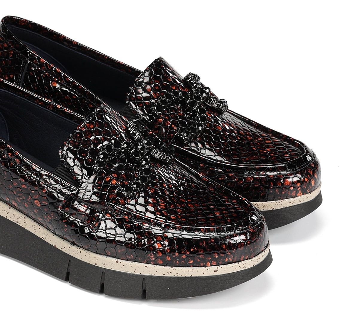 Dorking by Fluchos India D9325 mocassins marron