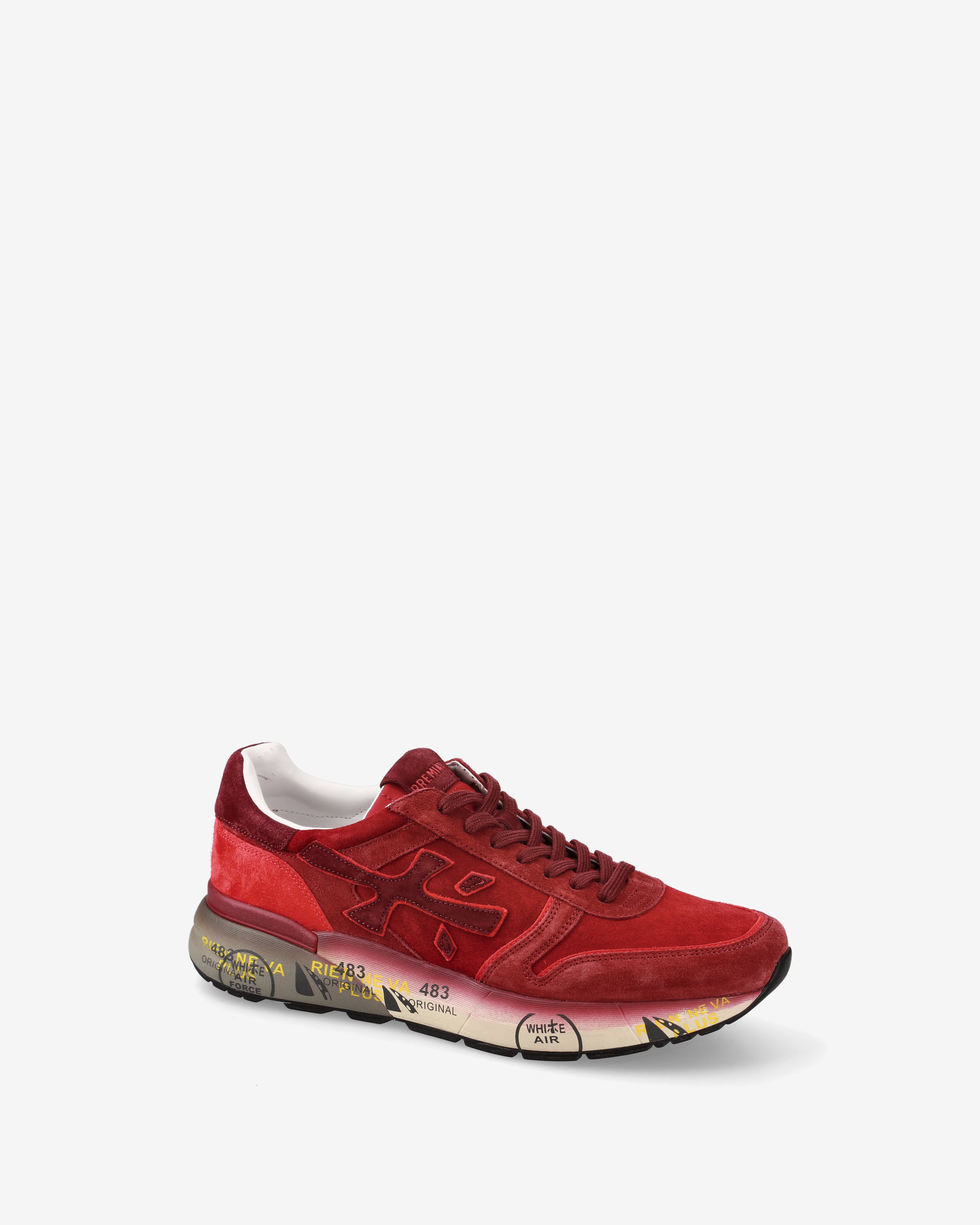 Premiata Mick 7862 sneakers rouges daim pointure 43