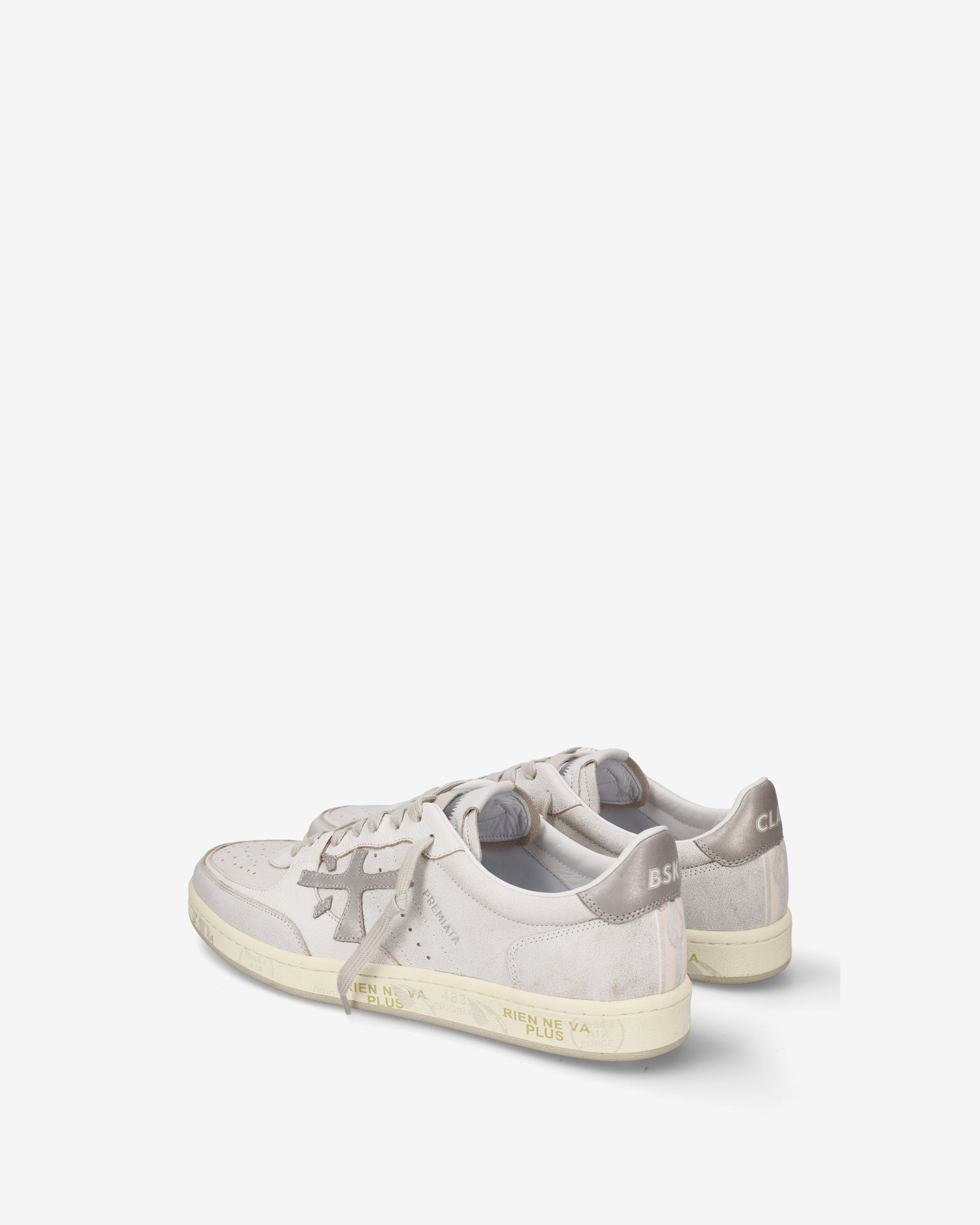 Premiata Bskt Clay 8447 baskets blanc homme cuir