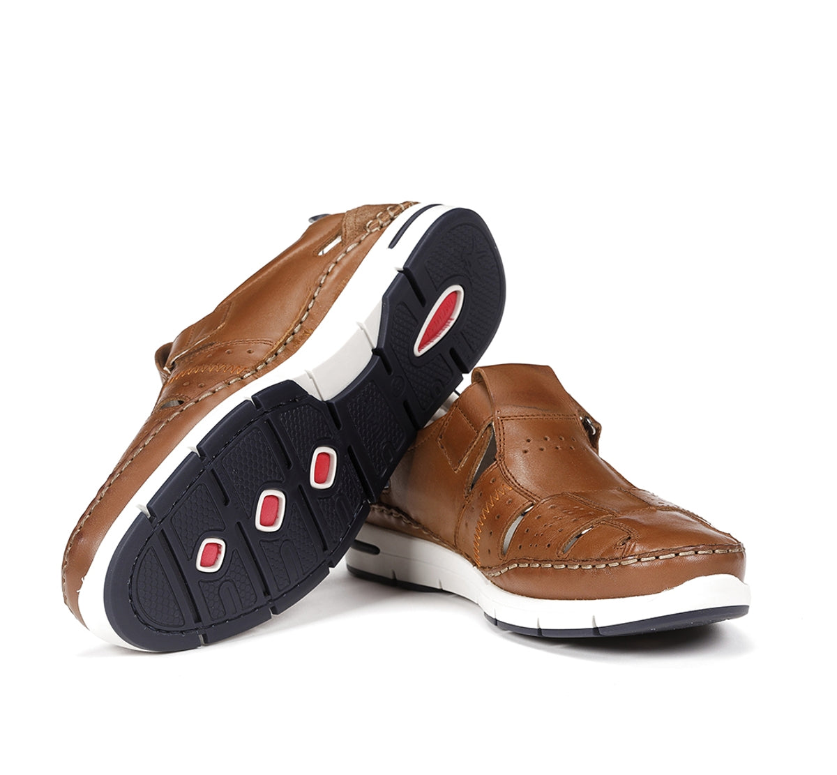 Fluchos Yannic F1444 sandale homme marron cuir