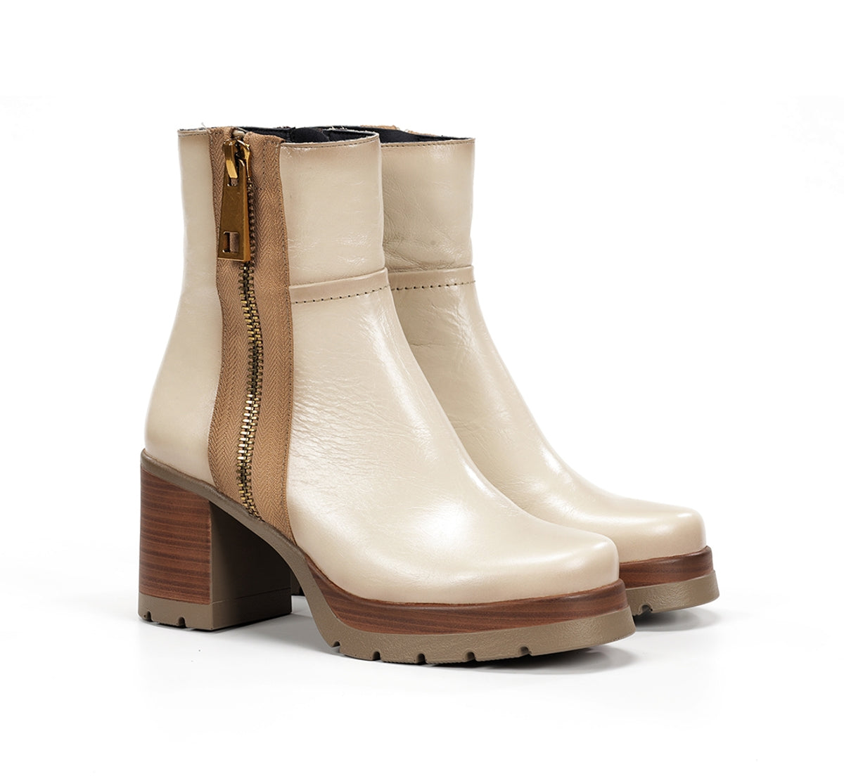 Dorking by Fluchos Safe D9413 Bottine Femme Taupe