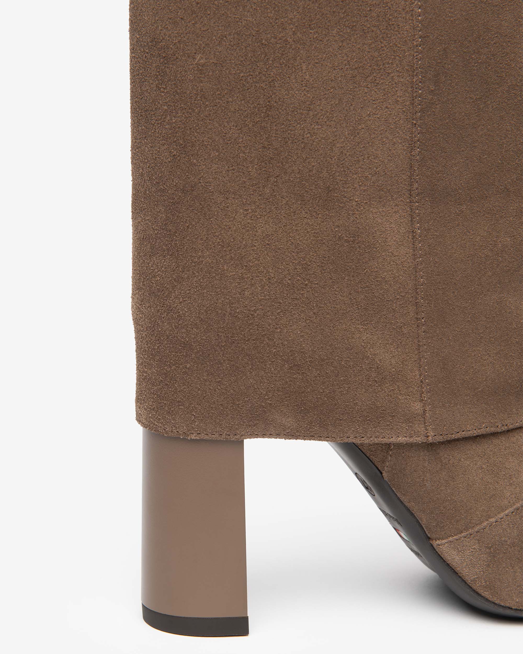 Nero Giardini Boots bottes femme daim talon 38