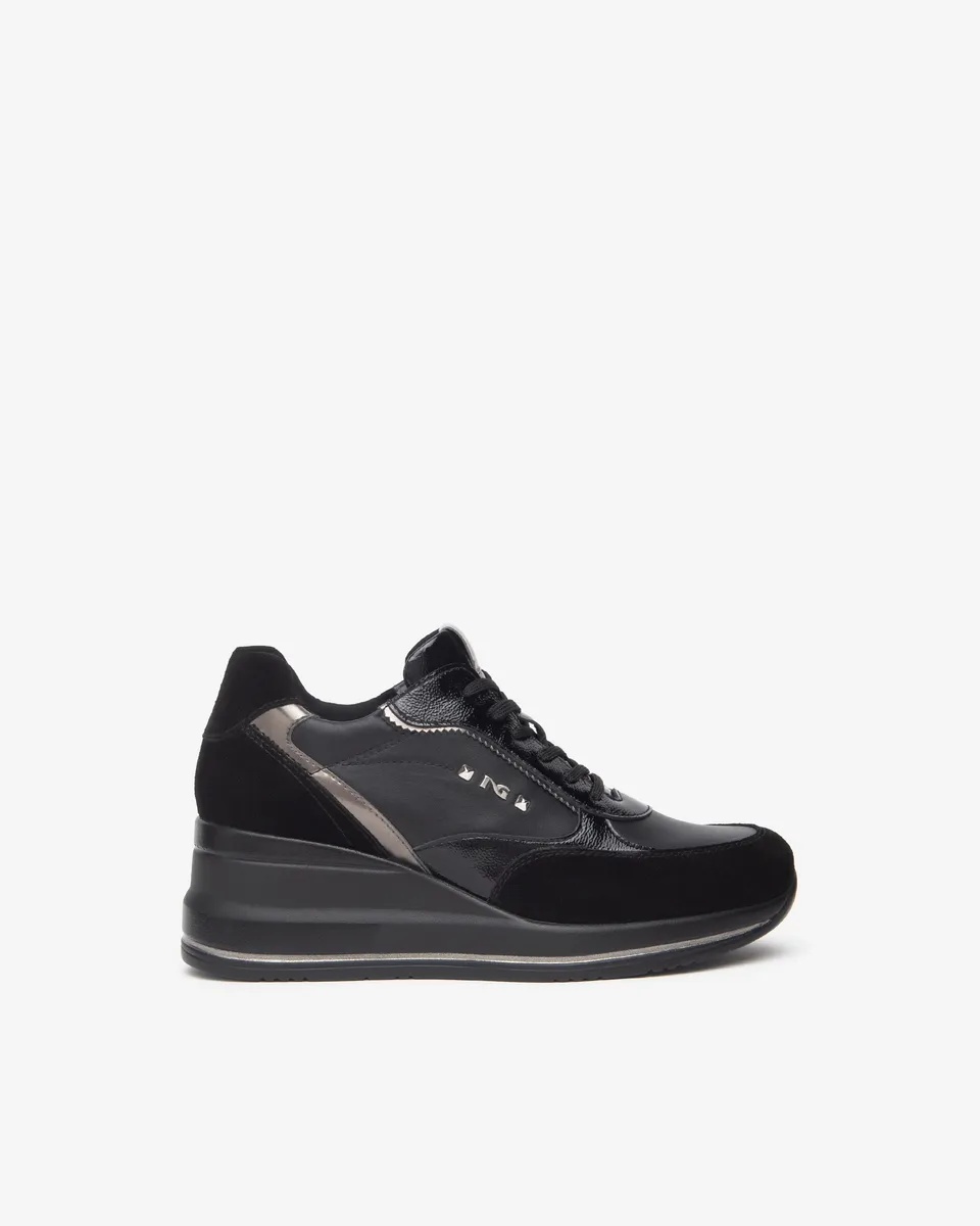 Nero Giardini Sneakers baskets femme daim cuir tissu
