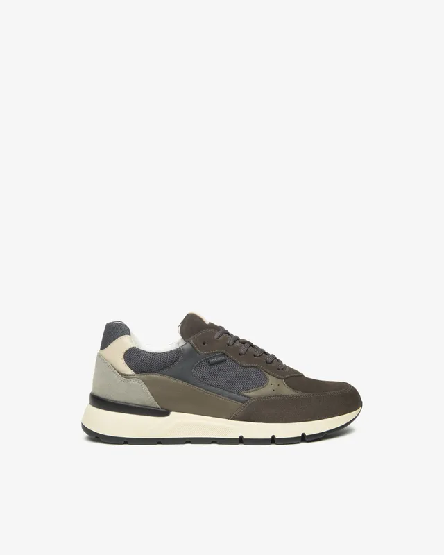 Nero Giardini Sneakers Baskets Homme Daim Cuir Toile