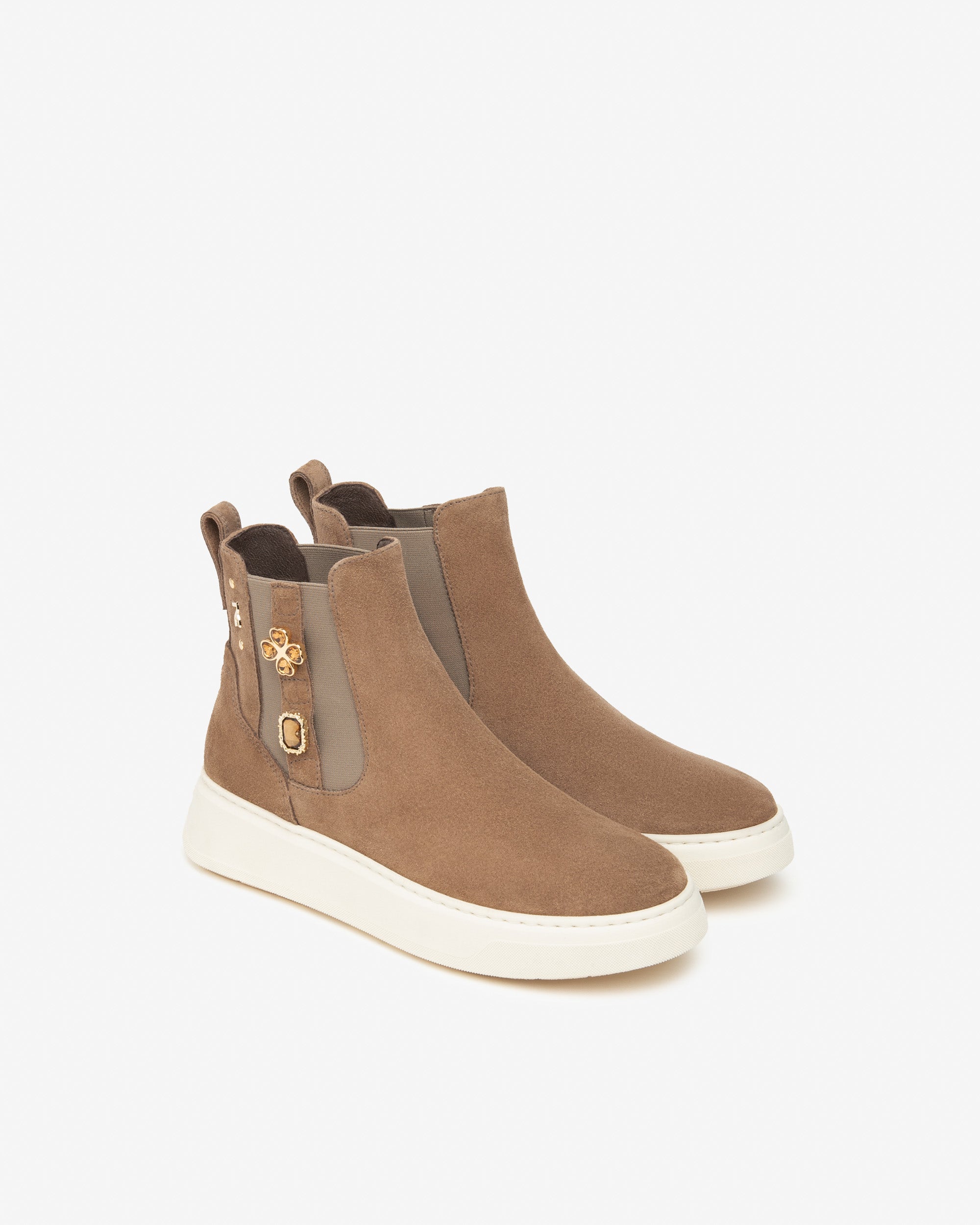 Nero Giardini Chelsea Boots bottines daim femme noir