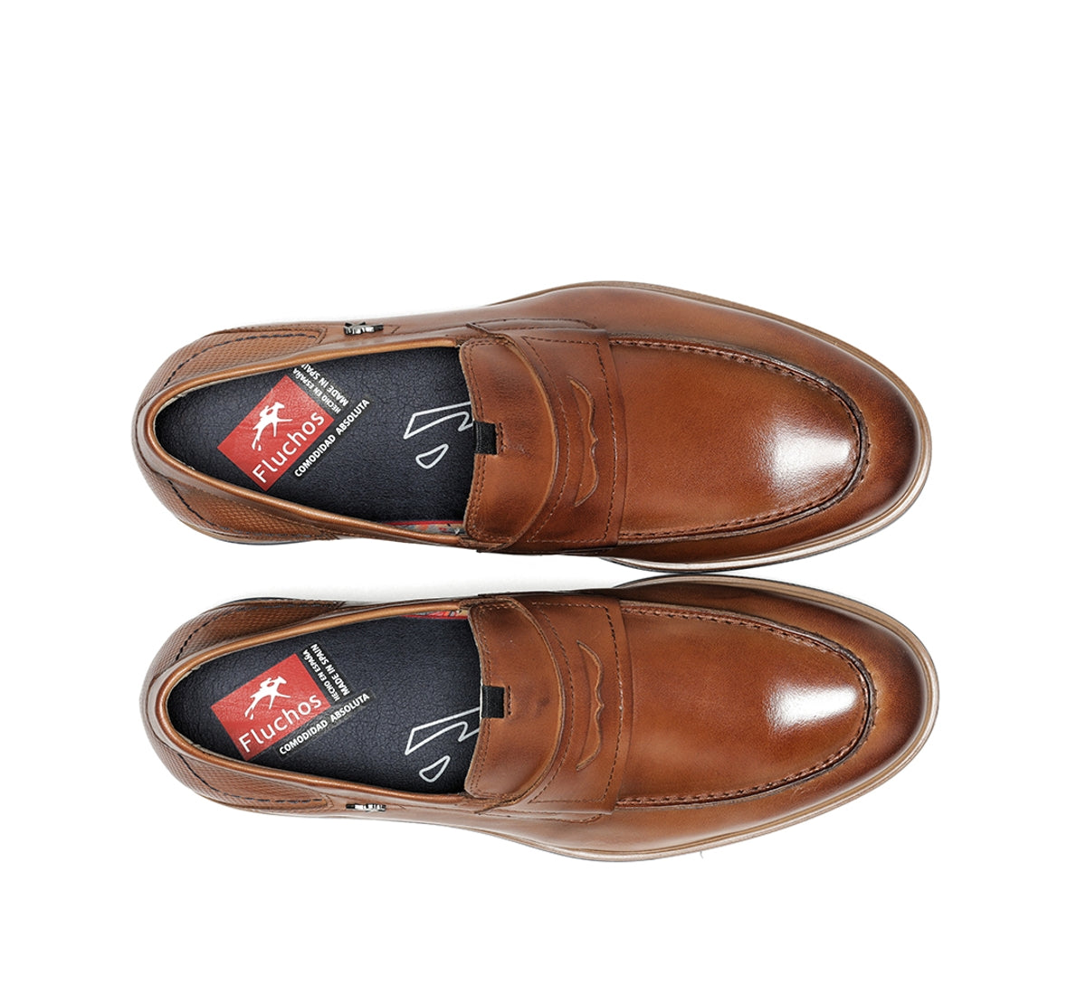 Fluchos Tristan F1747 mocassin marron homme